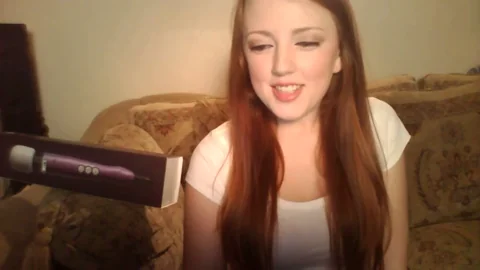 British Redhead's Vibrator Ecstasy Kitchen Tease