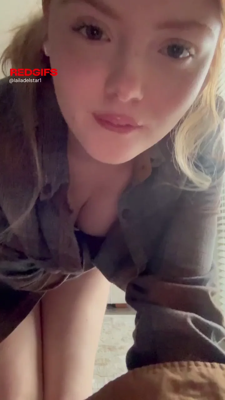 Neighbor's Tiny Redhead Teen Flashes Tits and Pussy by the Window