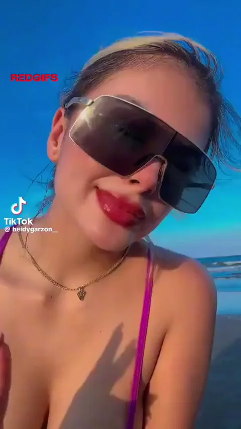 Heidy Garzon's Thong-Clad TikTok Ass Tease on the Beach