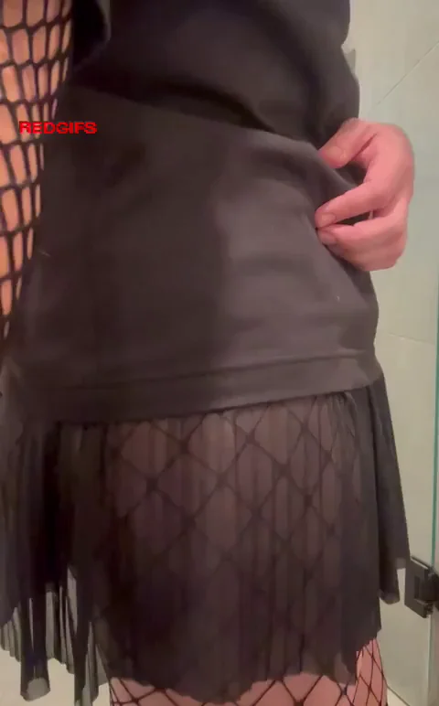 Is my skirt too see through?