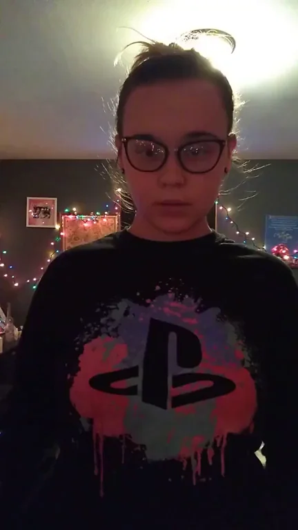 PlayStation Slut Drops Her Perky Tits
