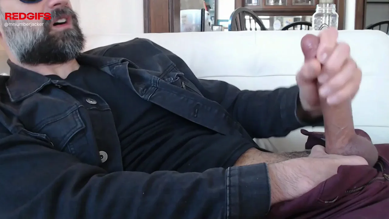 Bearded Stud's Monster Cock Tease: Where's the Next Load Dropping?
