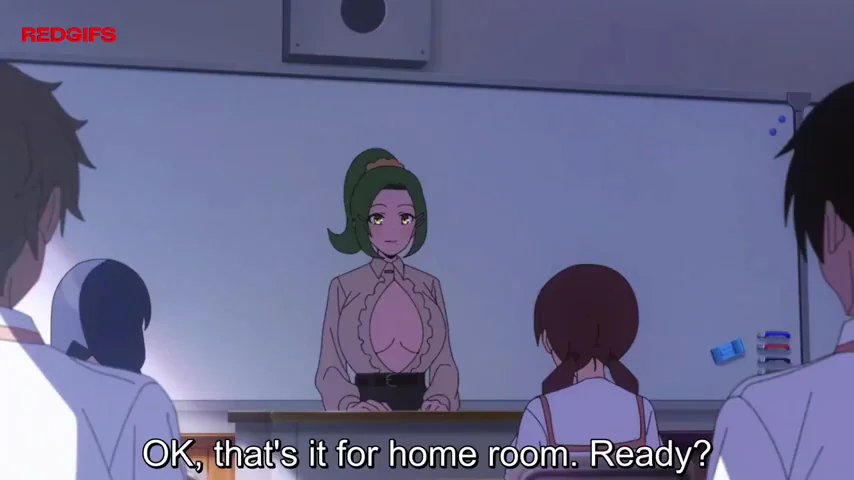 Classroom Hentai Slut: Glasses Teacher's Wet Pussy Pounded Missionary to Doggie