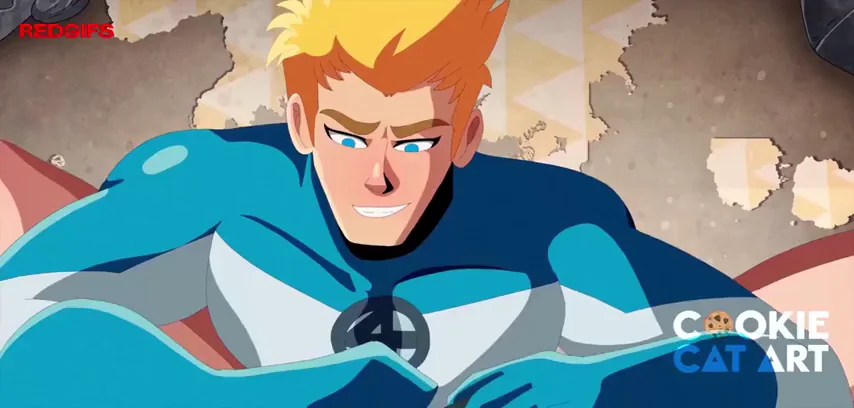 Human Torch x Iceman (CookieCatArt)