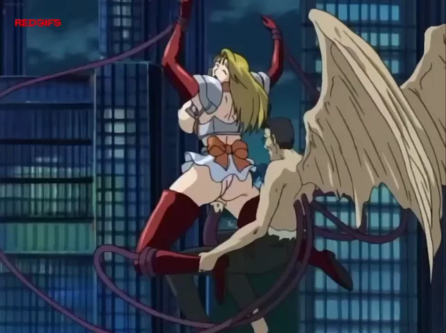 Creampied by tentacle demon in the air. Nami SOS!