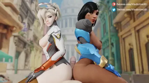 Mercy And Pharah Buttjob (Vindictive3D)