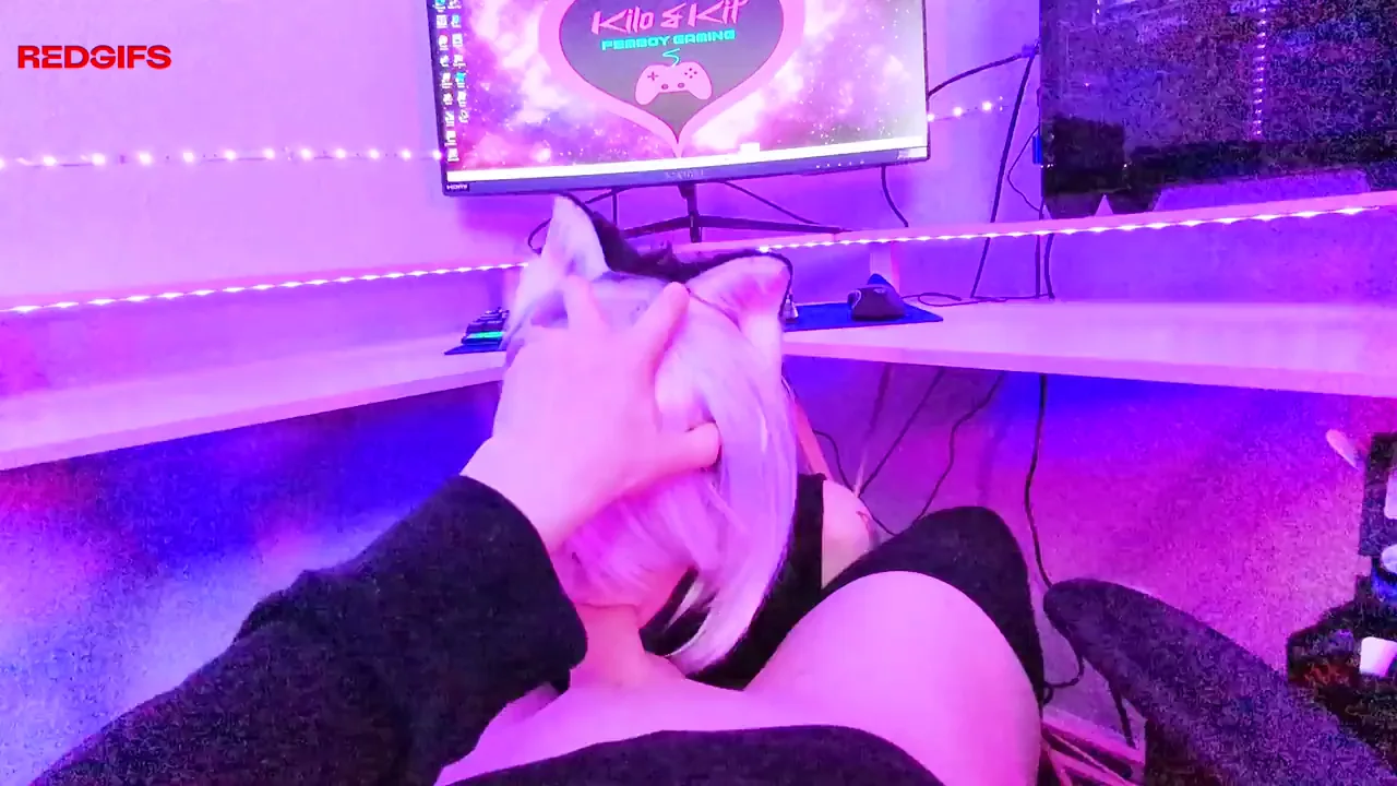 Could I deepthroat you under your desk while u game? Ur friends won't even know XD