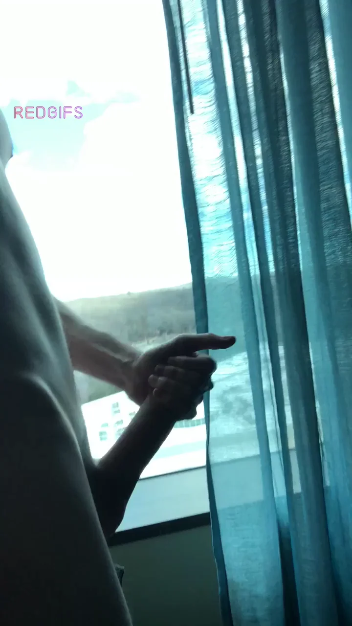 Right by the window 😈😏
