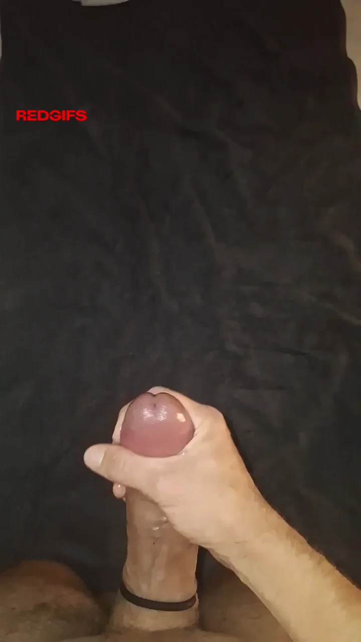 Jerking off with a cockring fells so much better (and results in bigger loads)
