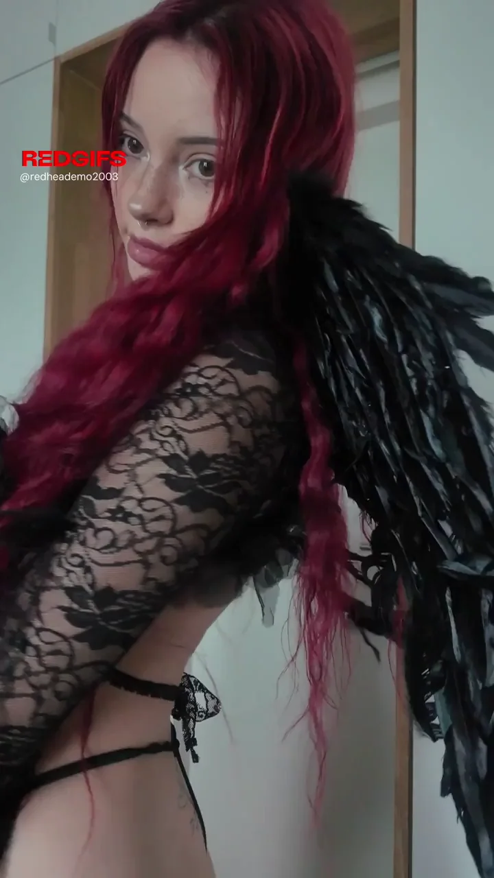 do I look like a goth whore or a fallen angel?