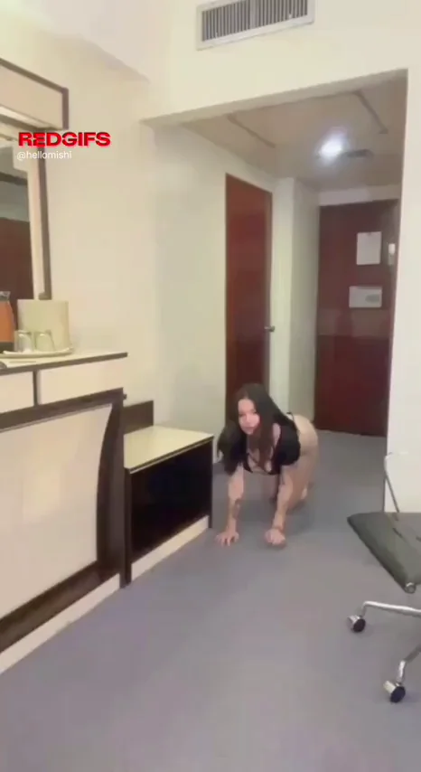 Every time you get home from work, I'm going to crawl towards you