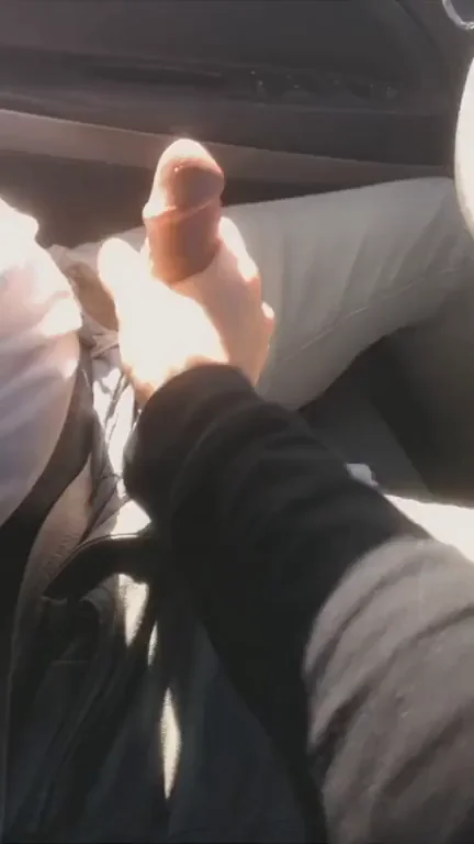 Look how hard he is when I mess with his cock [MF]