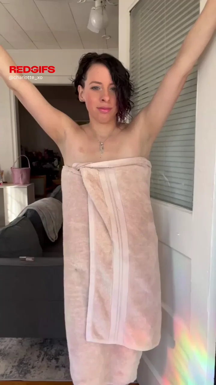 Oops, my towel slipped!