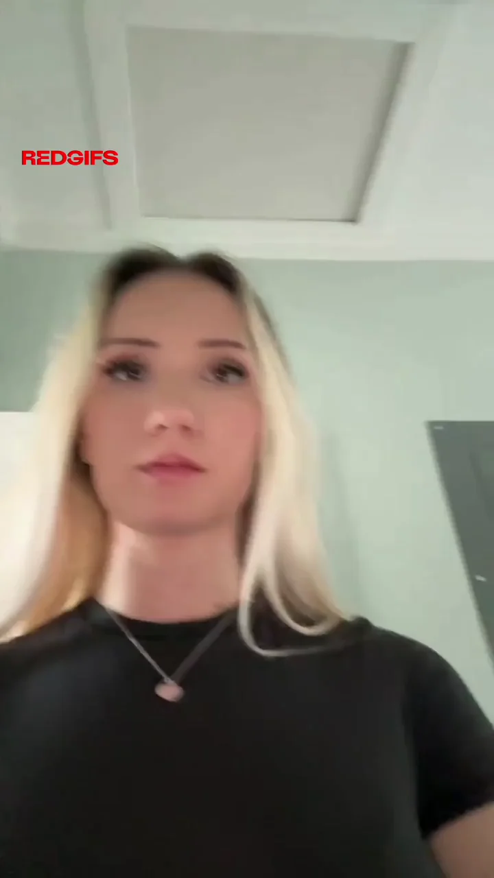 Busty Blonde Tease: Tits Too Massive to Hide 😈🍒