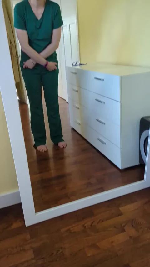 I get home from work, remove my scrubs...best feeling ever.