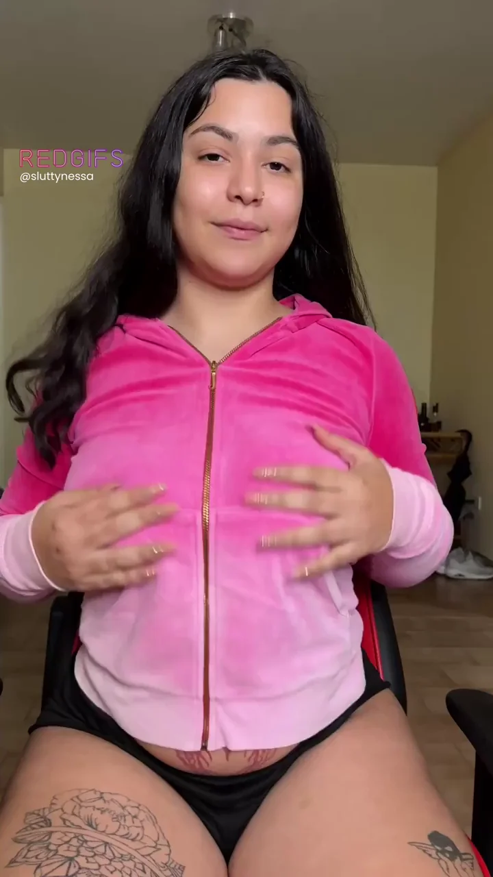 Goth Latina Slut's Massive Tits & Ink Tease Reveal 🔥🍈🍈