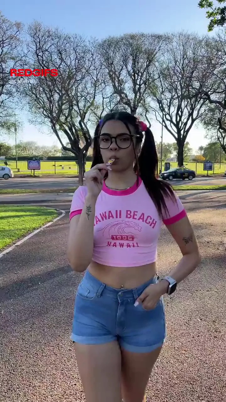 Can a nerdy girl get your attention in public like this? [F]