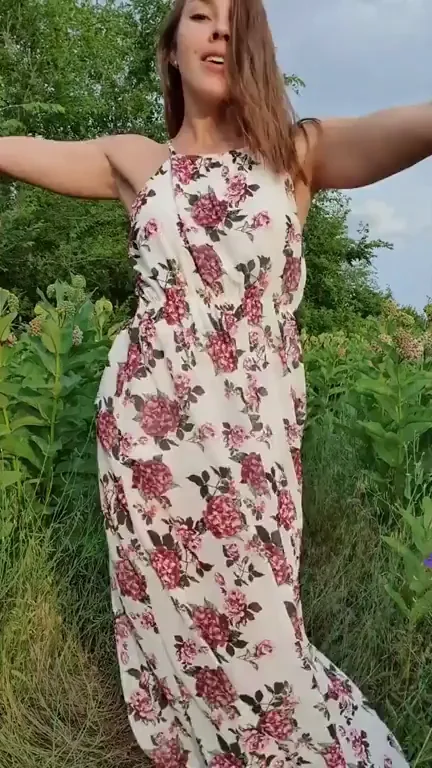 Playful Slut Teasing in Public Woods 😈🌿 [F] [OC]