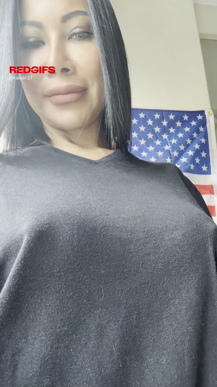 Juicy Asian MILF Teases with Massive Titties in Your Face 😍🍈🍈
