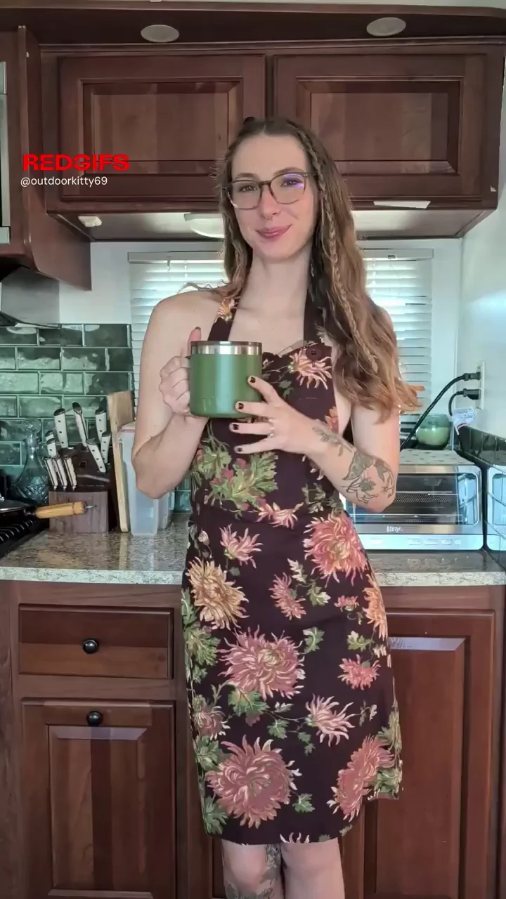 I made you coffee with a side of cake...