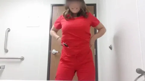 Just dropping titty at work