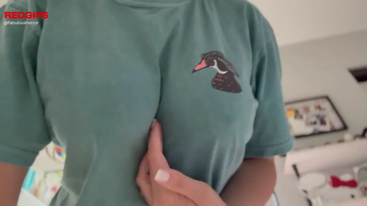Baggy Tee Tease: Epic Tit Reveal That'll Blow Your Load