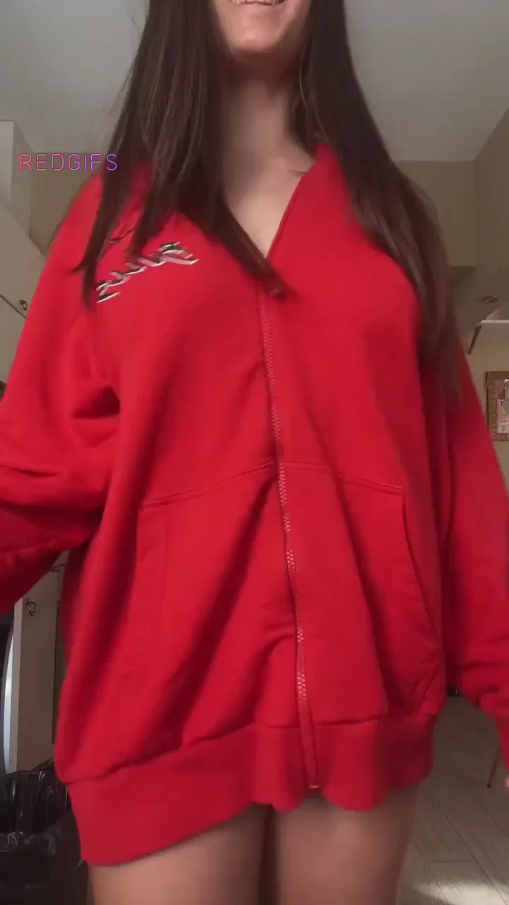 Bazinga! MILF Tease in Red Hoodie 😈🍑💦