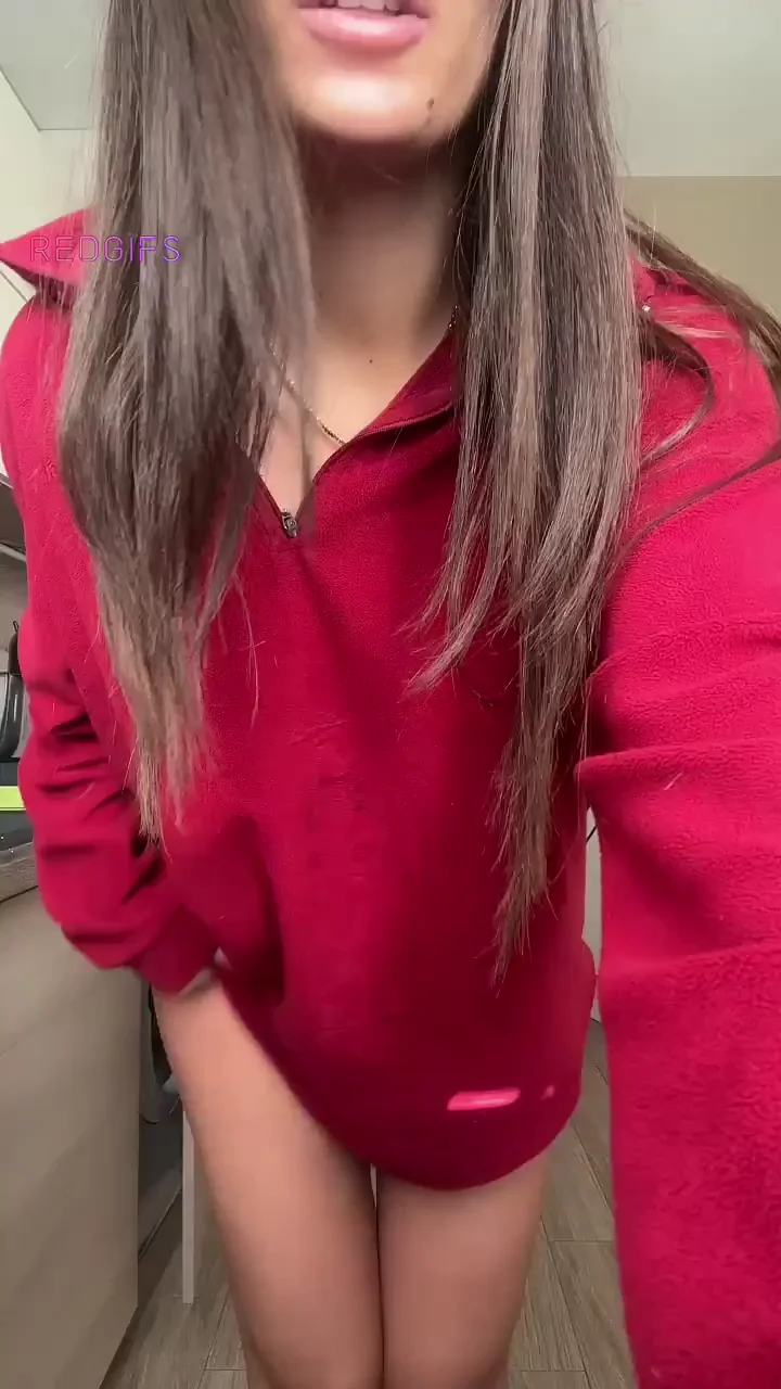 Cute sweater on vs off