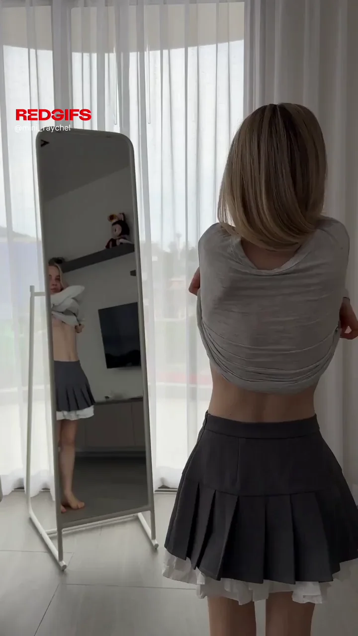 I'm undressing to show you my petite figure