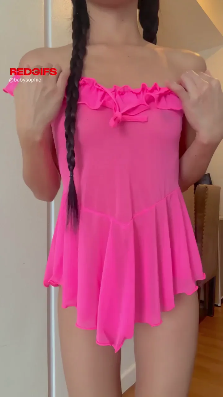 Petite Pink Tease: Small Tits Beggin' to Be Eaten