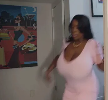 Maserati bouncing around in a pink dress