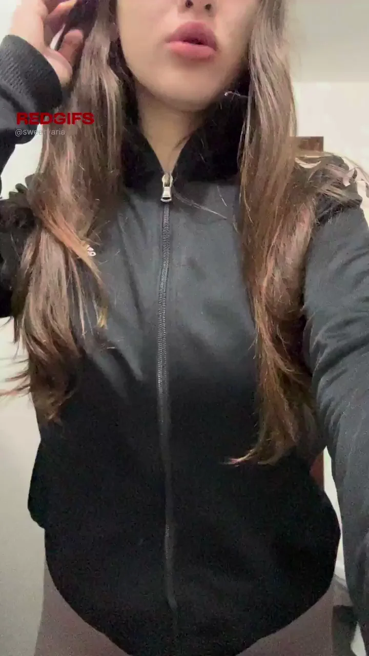 Brunette College Slut's Rude Strip Tease: Eyes on These Massive Tits!