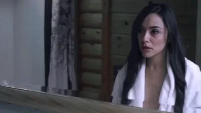 Myrna Velasco's Steamy Cabin Tease & Nude Mirror Flex