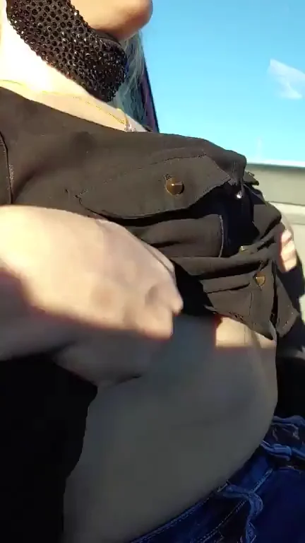 By popular demand, I'm flashing my tits out in public parking lots as much as possible now!