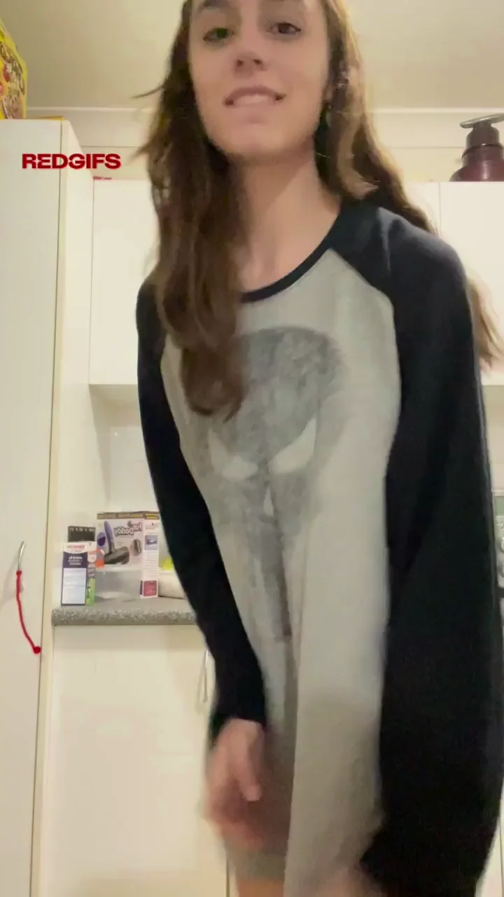Cute 19yo Tease Flashes Perky Small Tits and Pussy