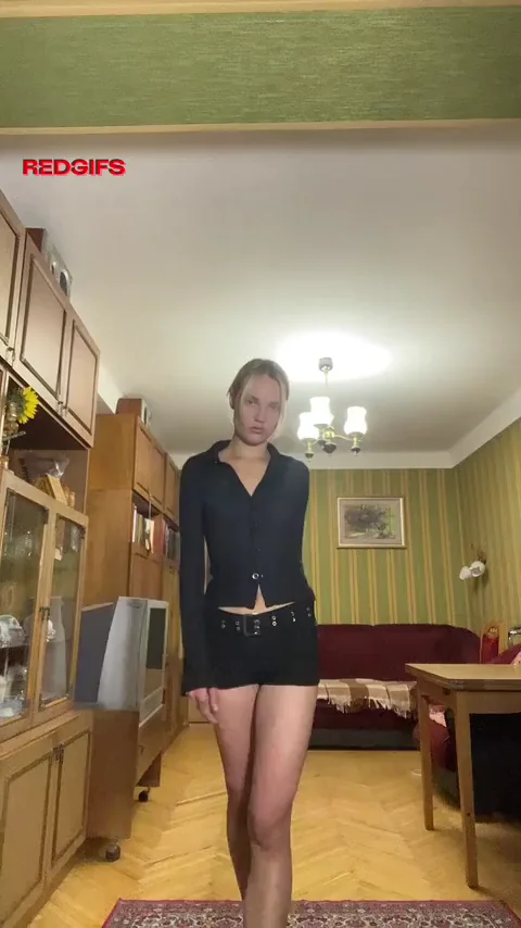 Blonde Teen Teases Her Tiny Tits 😍 Real Men Crave 'Em! 👅