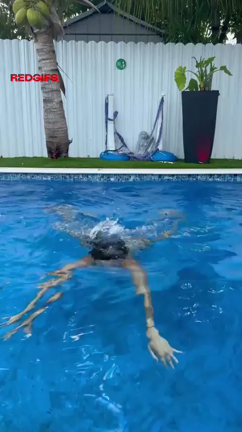 These boobs love jumping out of the water