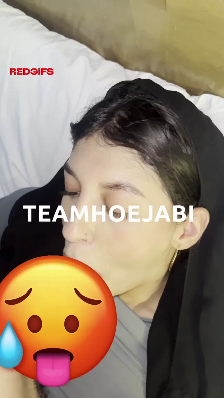 Hijabi Slut Teases Haram BBC Cravings with Drooling Tongue