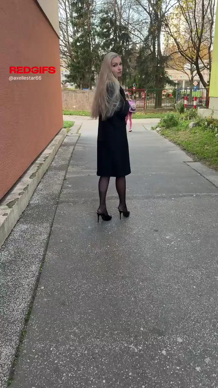 🔥 Long Coat Slut's Public Lingerie Tease 😈