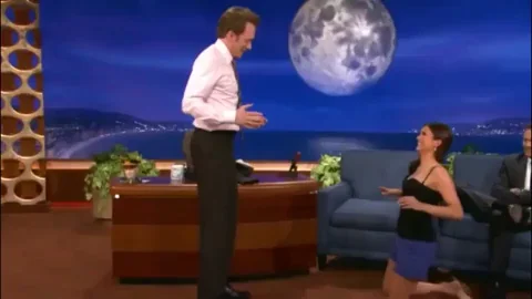 Nina Dobrev Twists Conan into Her Slutty Yoga Toy