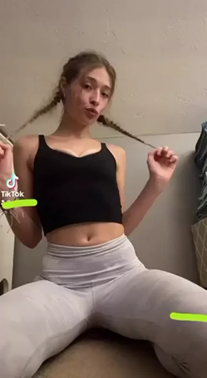 Sneaky Slutty TikToks Behind BF's Back 😈📱💦 (2003 Teen Tease?)