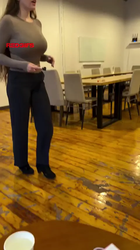 Busty Teacher's Massive Melons Can't Be Hidden in Class