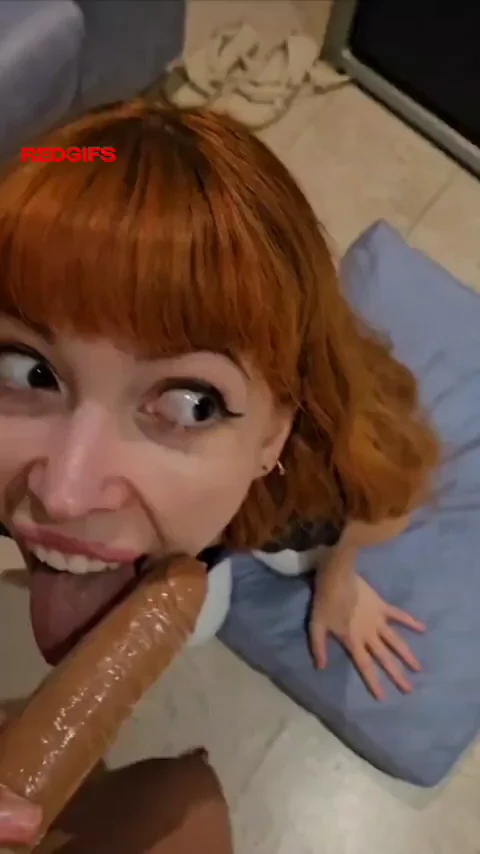 🔥 Redhead Femdom Slut Commands: Swallow That Fat Cock Whole! 👅💦