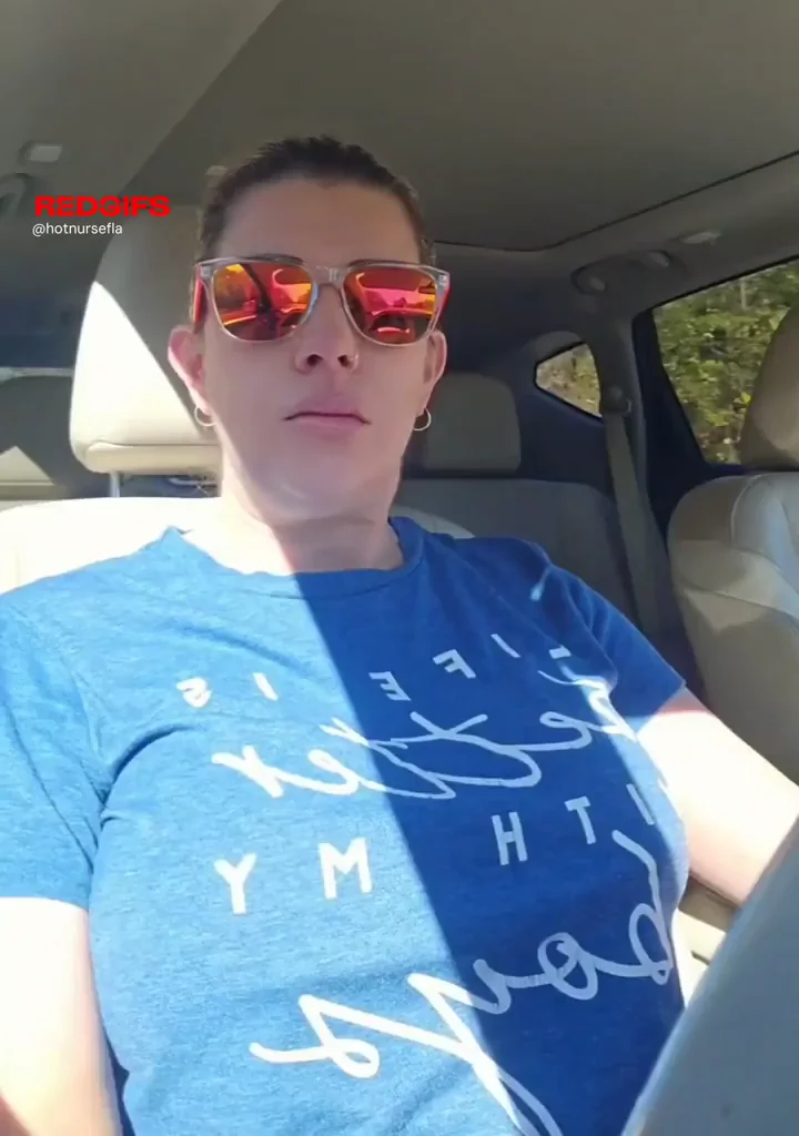 🚗 Massive Tits Pop Out Driving Flash! 💦🔥