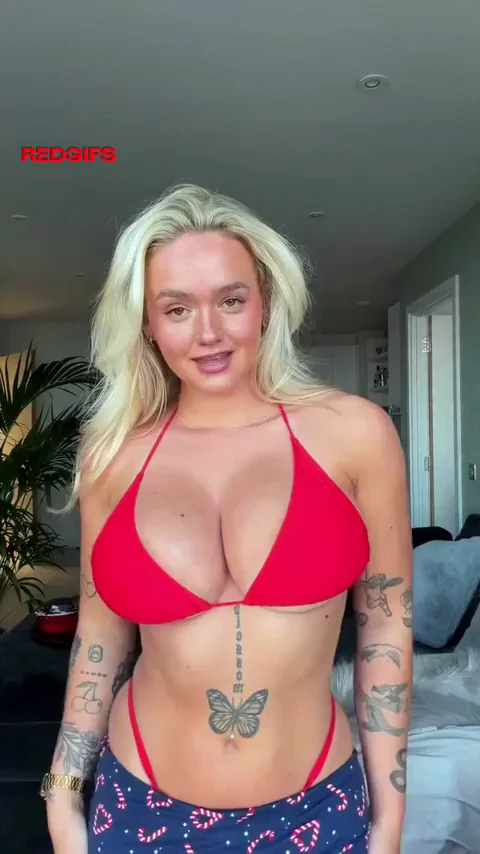 Red bikini