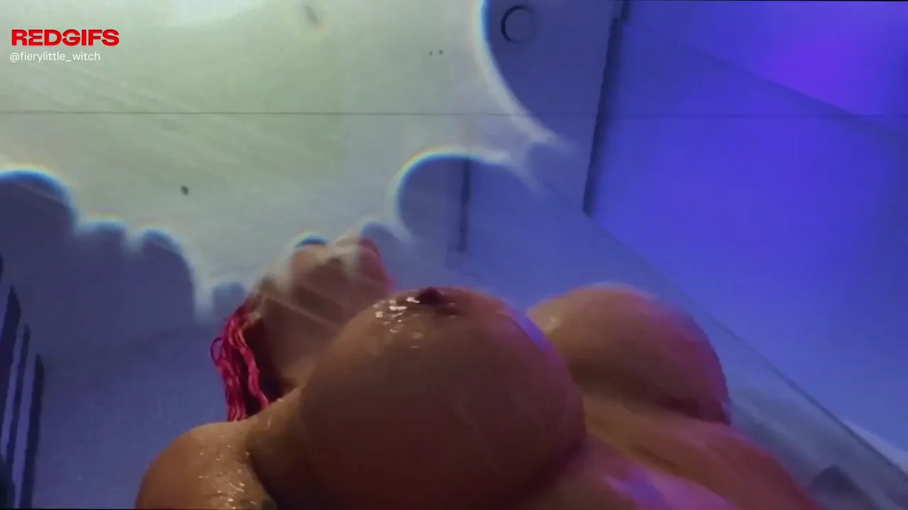 Kneeling Slut Begs for Cock with Massive Bolted-On Tits