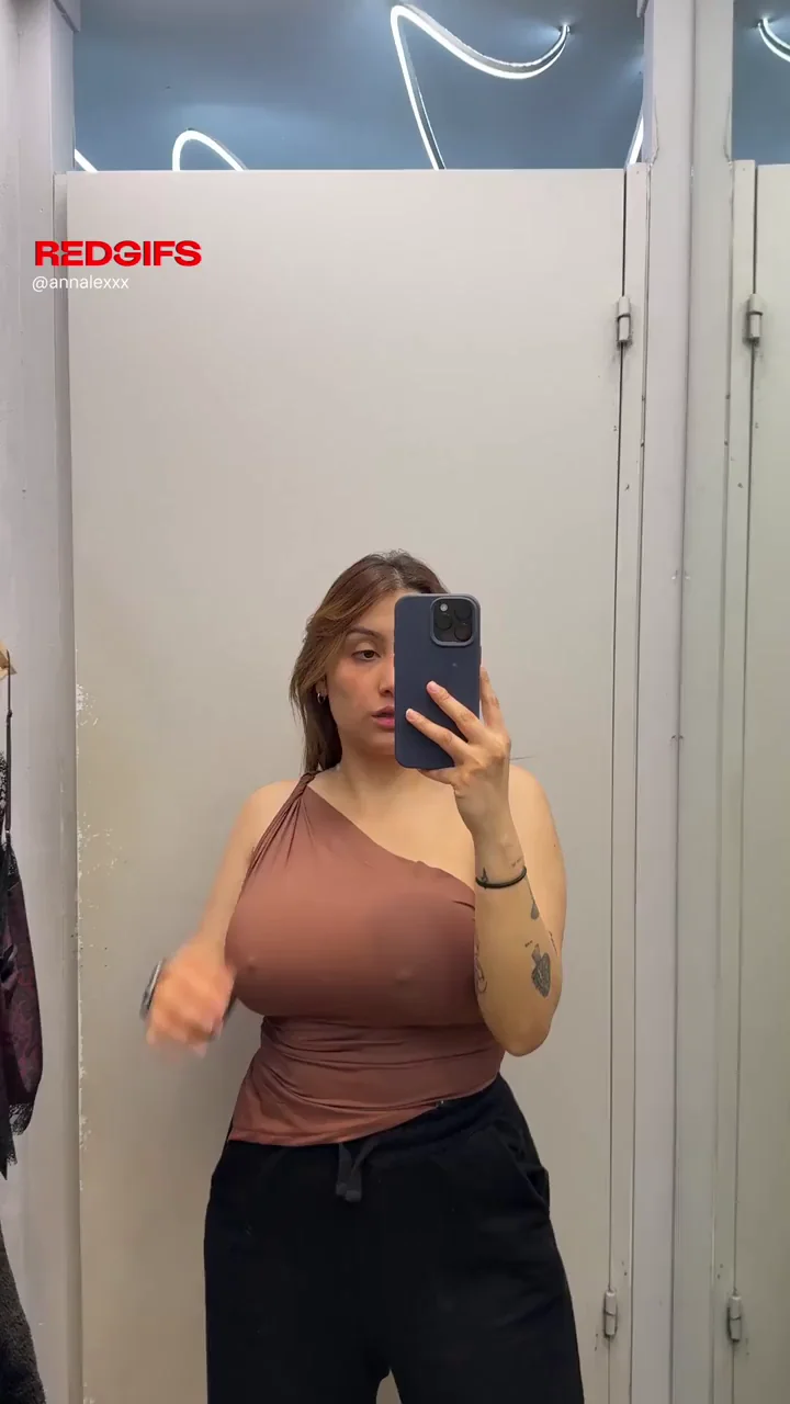 Latina Cutie Flashes Massive Boobs in Changing Room 😈🍈🍈