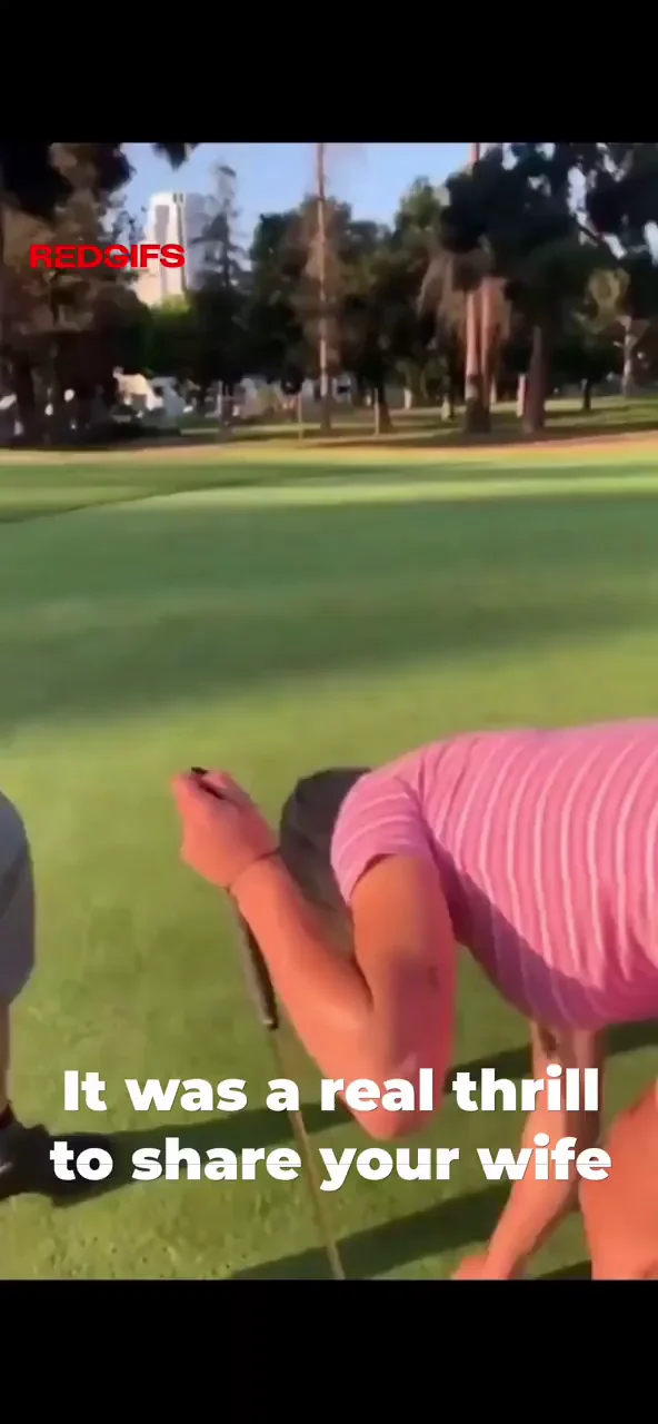 Golf Course Cuckold Slut Swings on BBC 🍆⛳💦