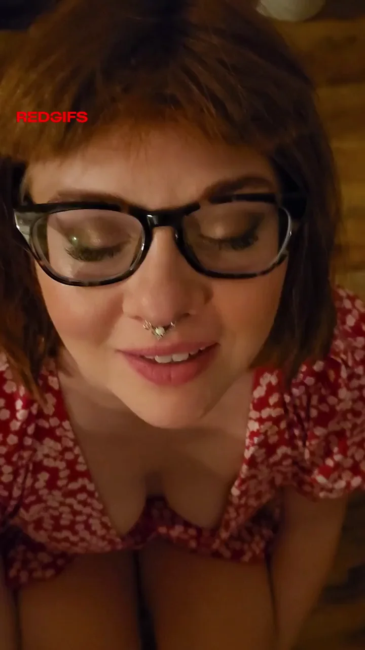 Fully Clothed On Her Knees Face Covered In Cum