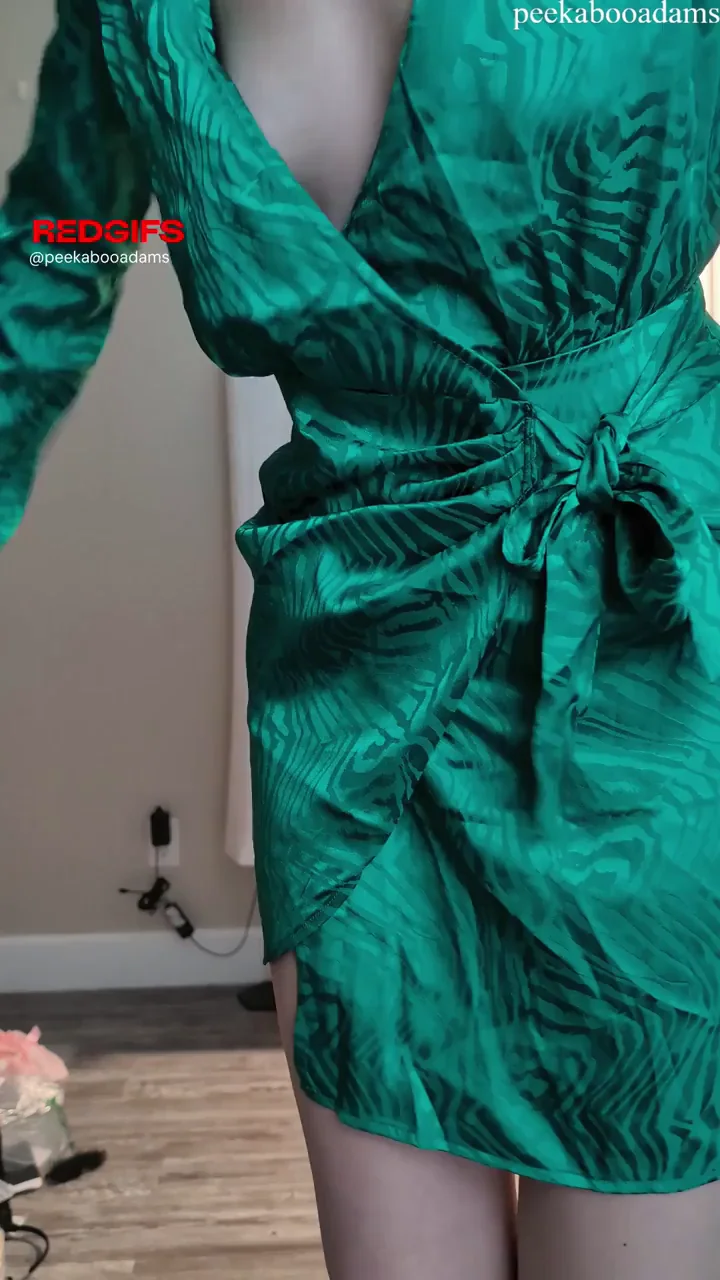 Guess I can't exactly wear this dress to my work holiday party